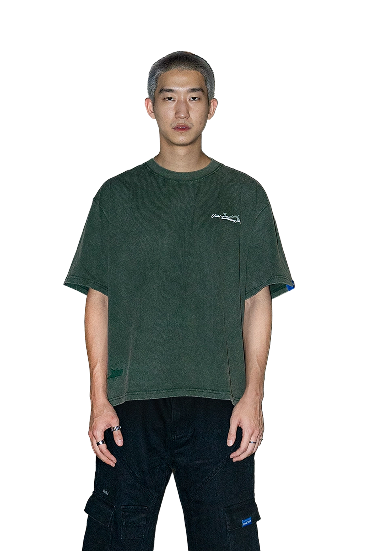 Voiid Dreamy - Green Washed shirt