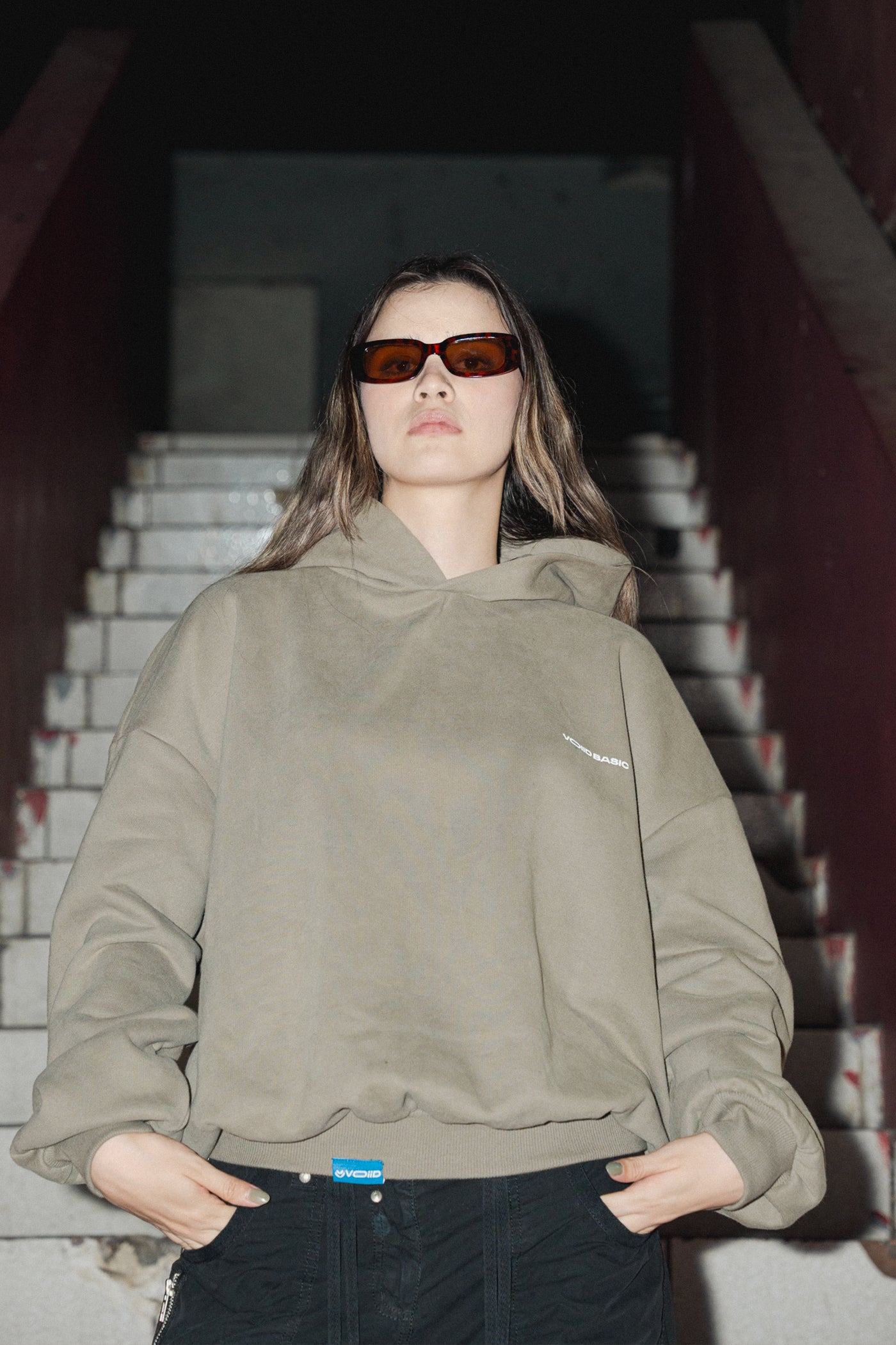 Voiid Basic - Stone hoodie