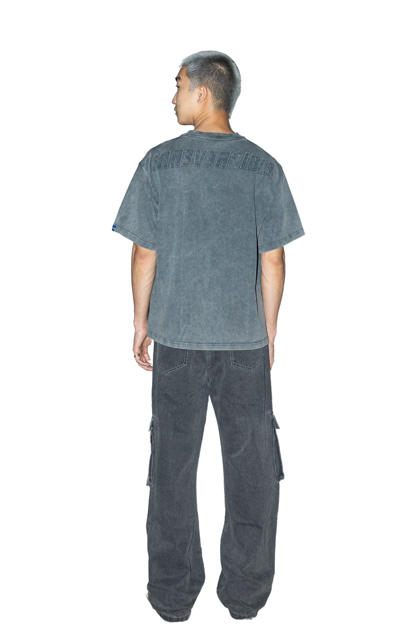 IRREVERSIBLE - Grey Washed Shirt