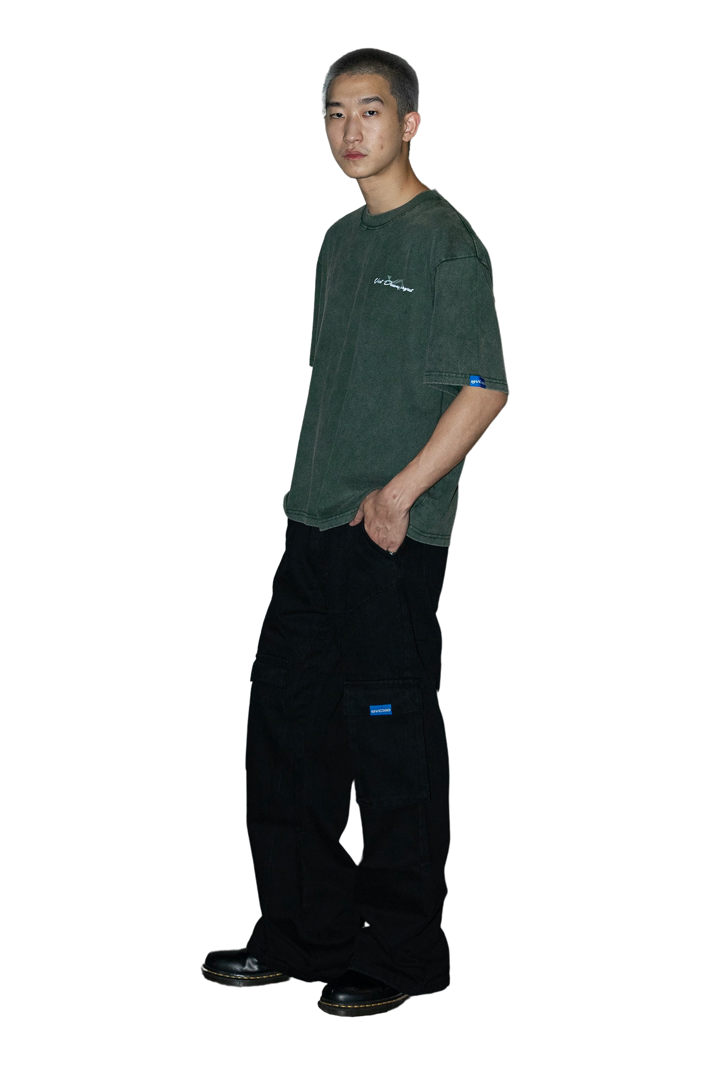 Voiid Dreamy - Green Washed shirt
