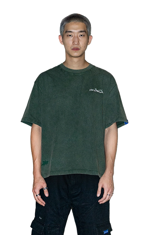 Voiid Dreamy - Green Washed shirt