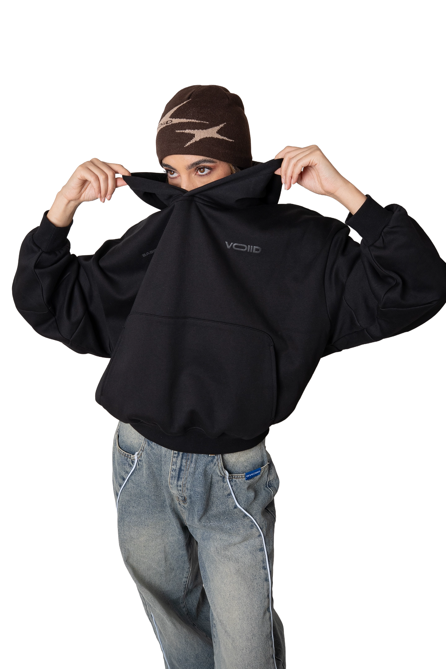 Voiid Star - Brown KNIT BEANIE