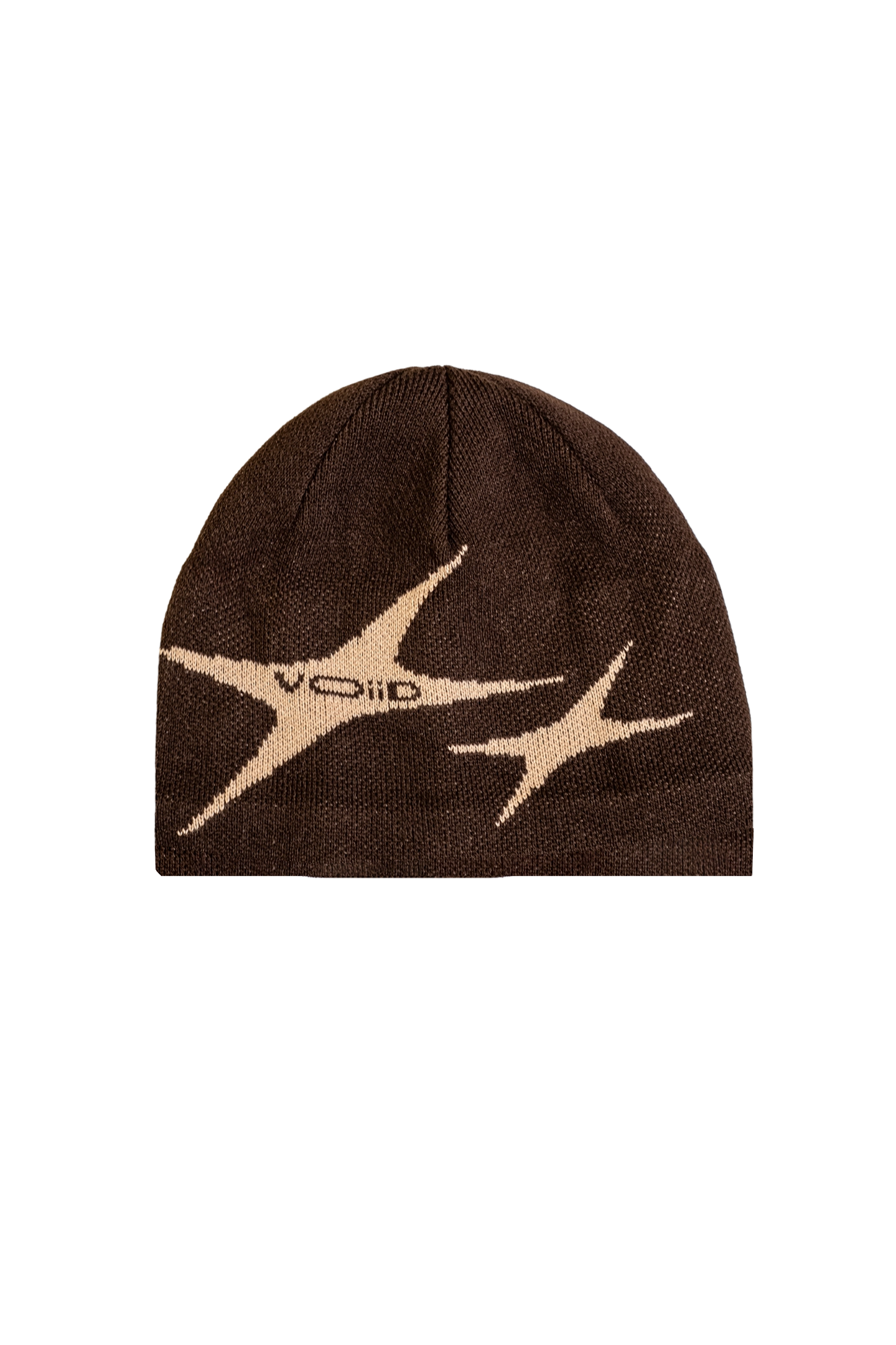 Voiid Star - Brown KNIT BEANIE