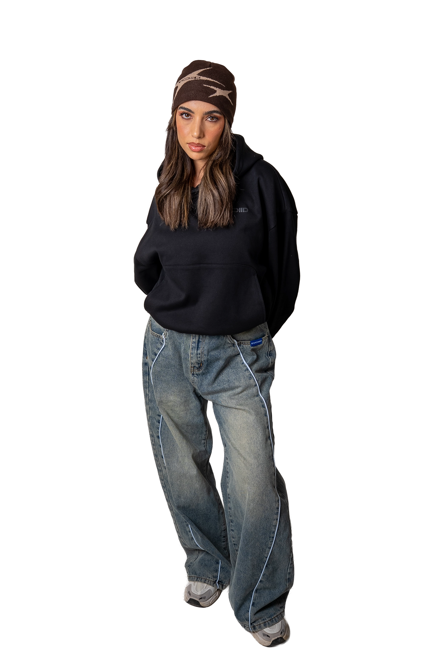 Voiid Star - Brown KNIT BEANIE