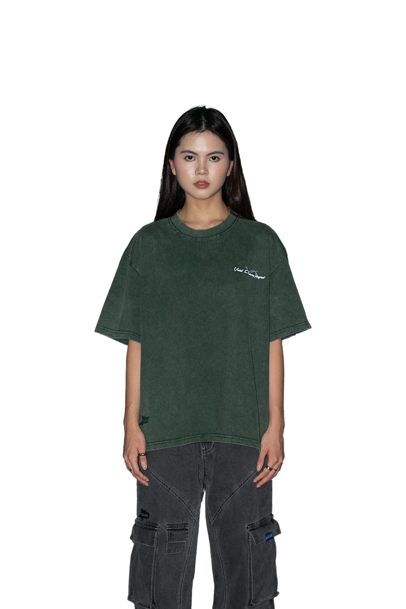 Voiid Dreamy - Green Washed shirt